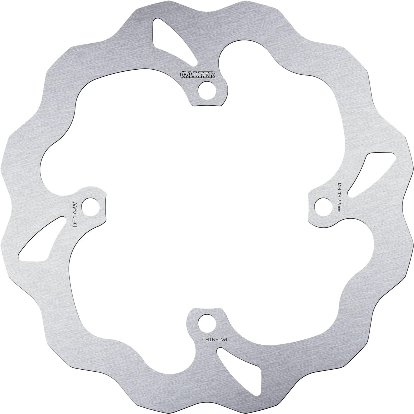 Galfer Golf Bremsscheibe DF179 Wave Rotor DF179 Typ W Offroad starr