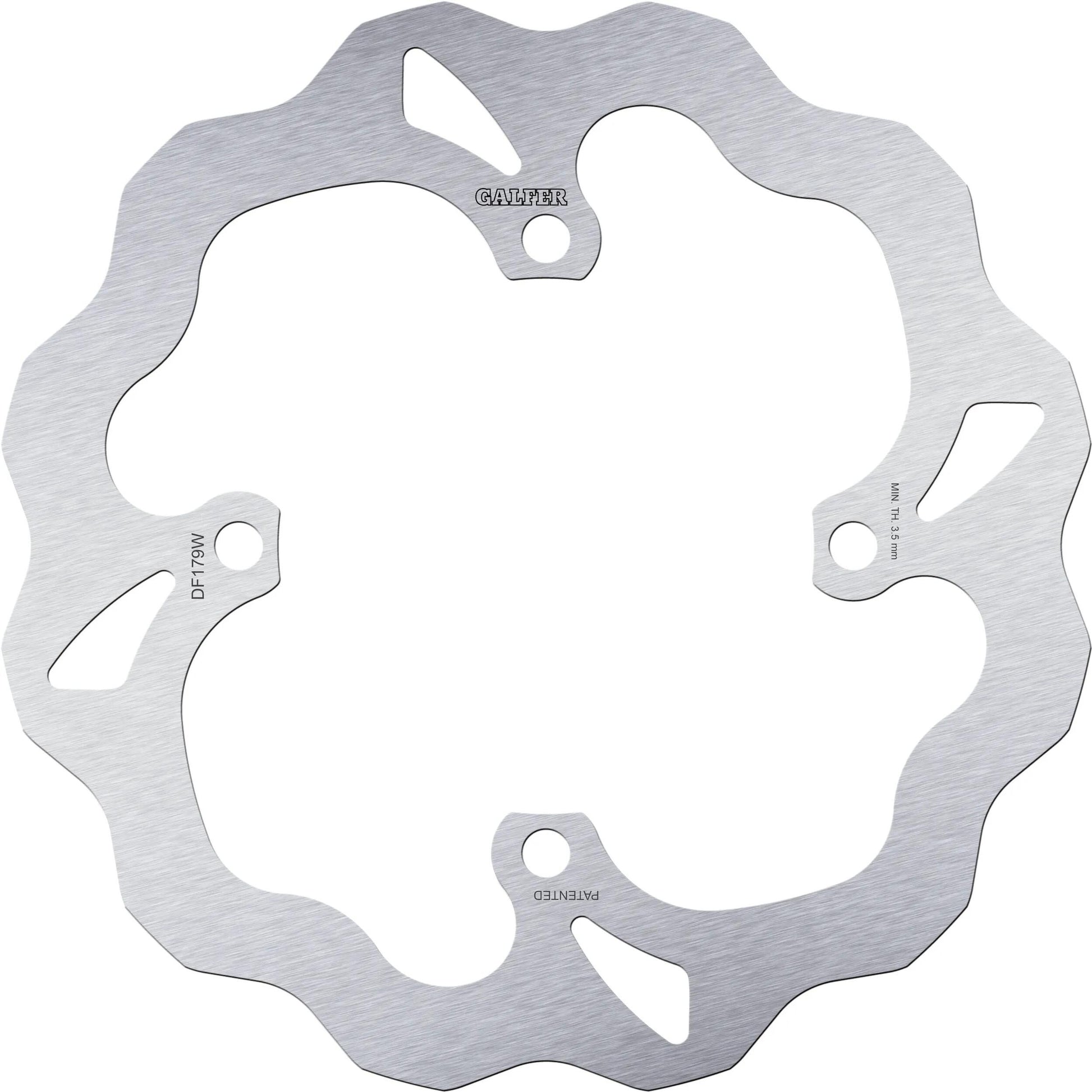 Galfer Golf Bremsscheibe DF179 Wave Rotor DF179 Typ W Offroad starr