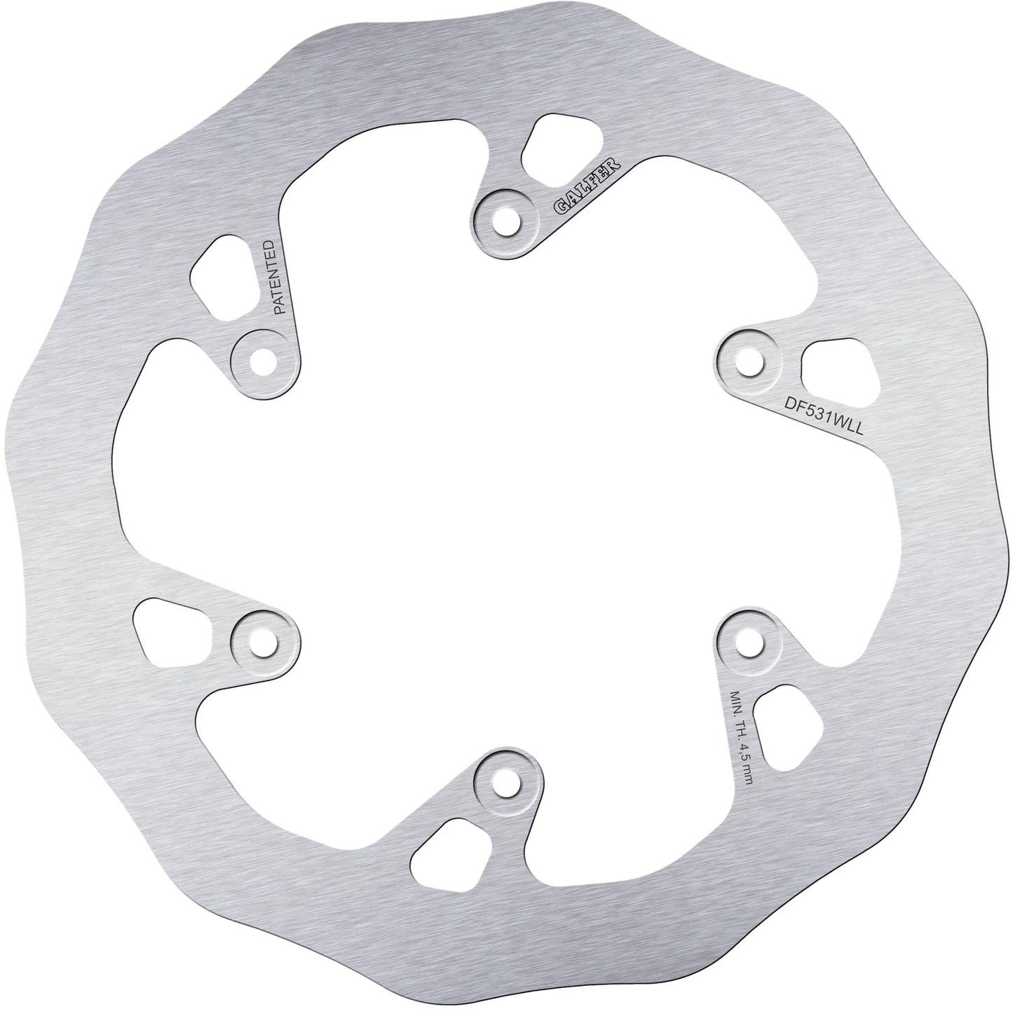 Galfer Golf Bremsscheibe DF531 Wave Rotor DF531 wird im Gelände starr und schlammig sein