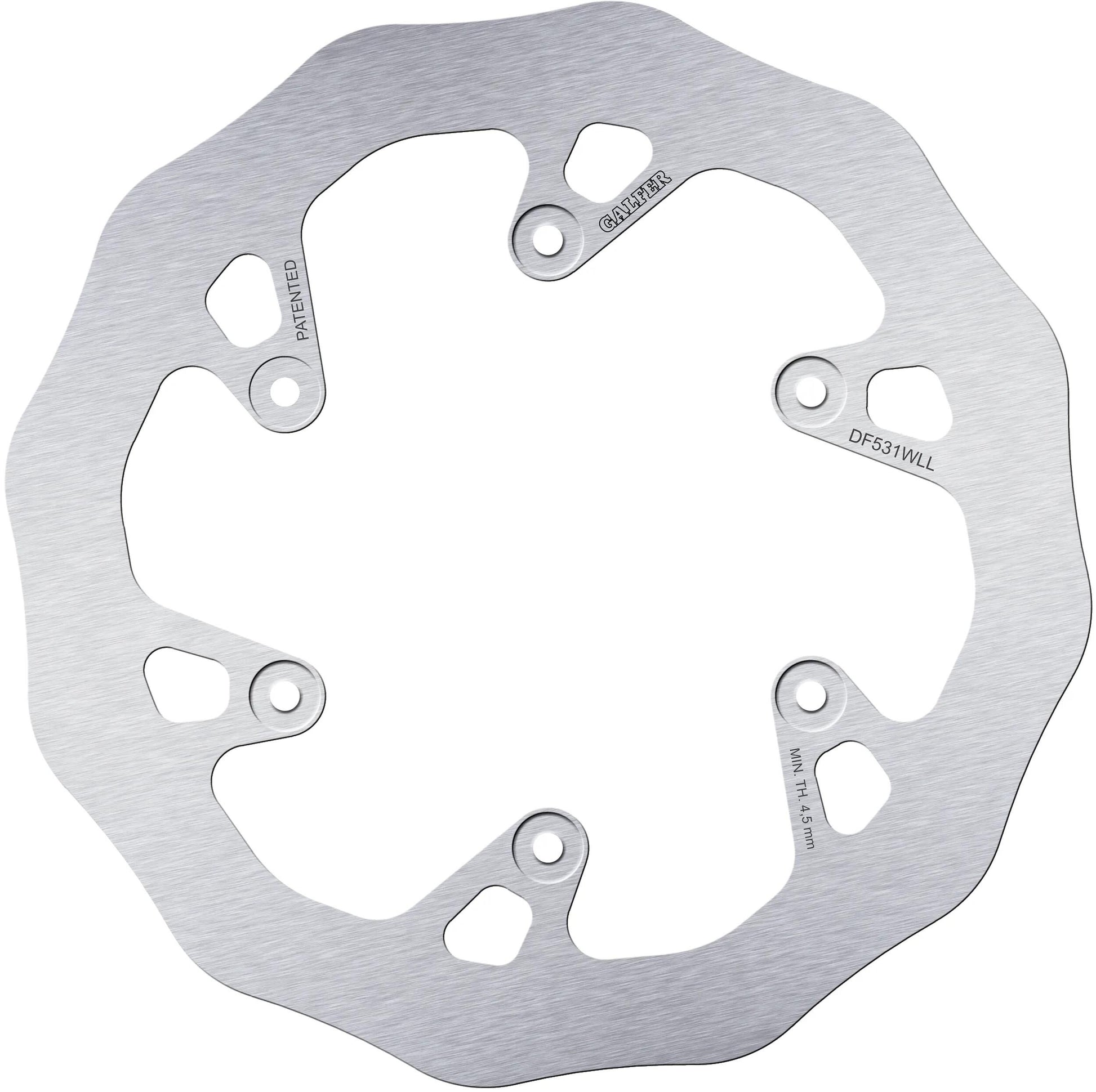 Galfer Golf Bremsscheibe DF531 Wave Rotor DF531 wird im Gelände starr und schlammig sein