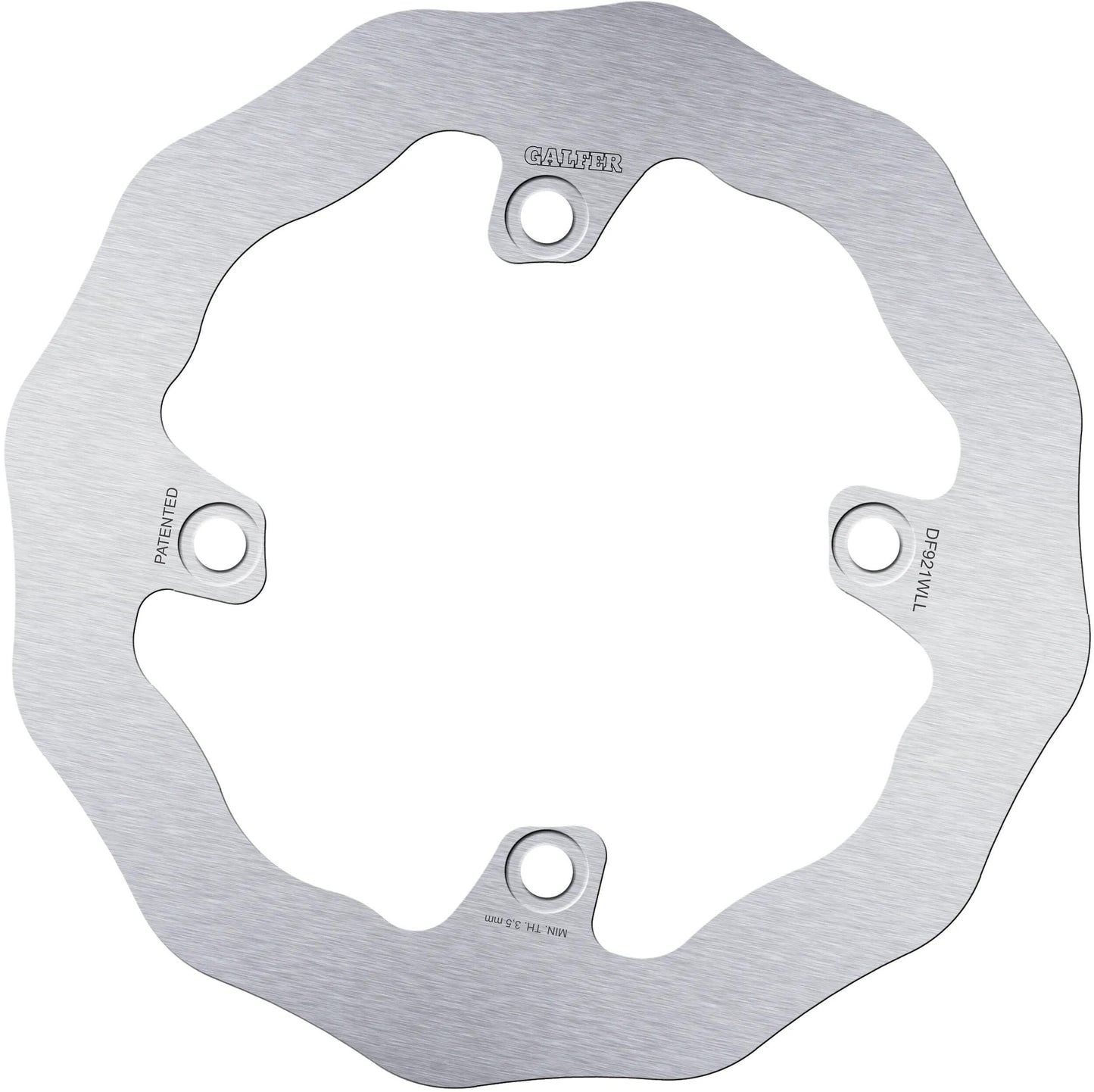 Galfer Wave-Bremsscheibe DF921 Wave-Rotor DF921 wird im Gelände starr und schlammig sein