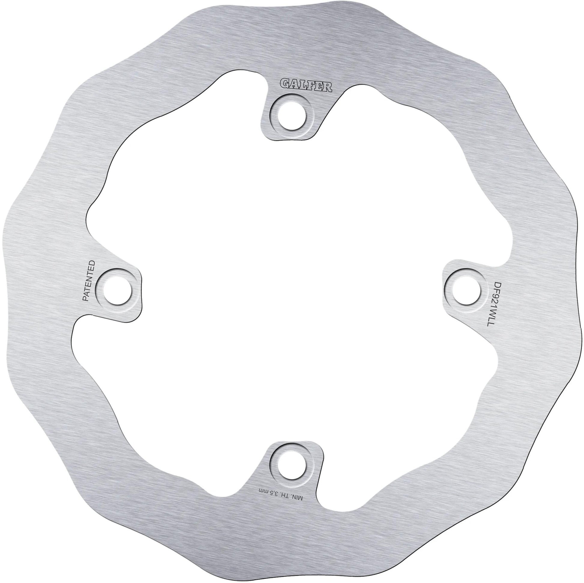 Galfer Wave-Bremsscheibe DF921 Wave-Rotor DF921 wird im Gelände starr und schlammig sein