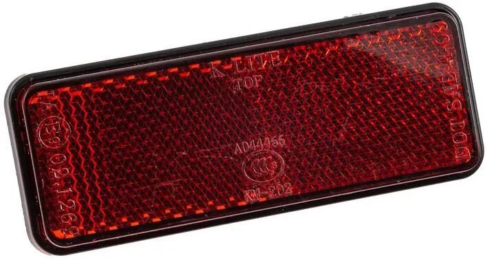 Zieger -Kleberreflektor mit Thread 85x30 Rot