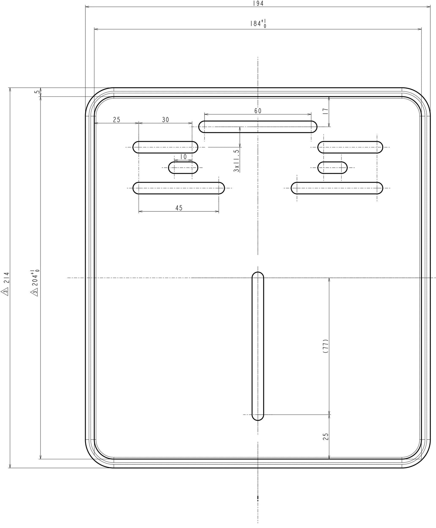 Daytona nummeriert 18x20 cm Alu SW
