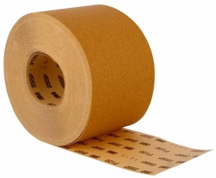 3 m Schleifpapier auf Rolle 115 mm x 50 m K120