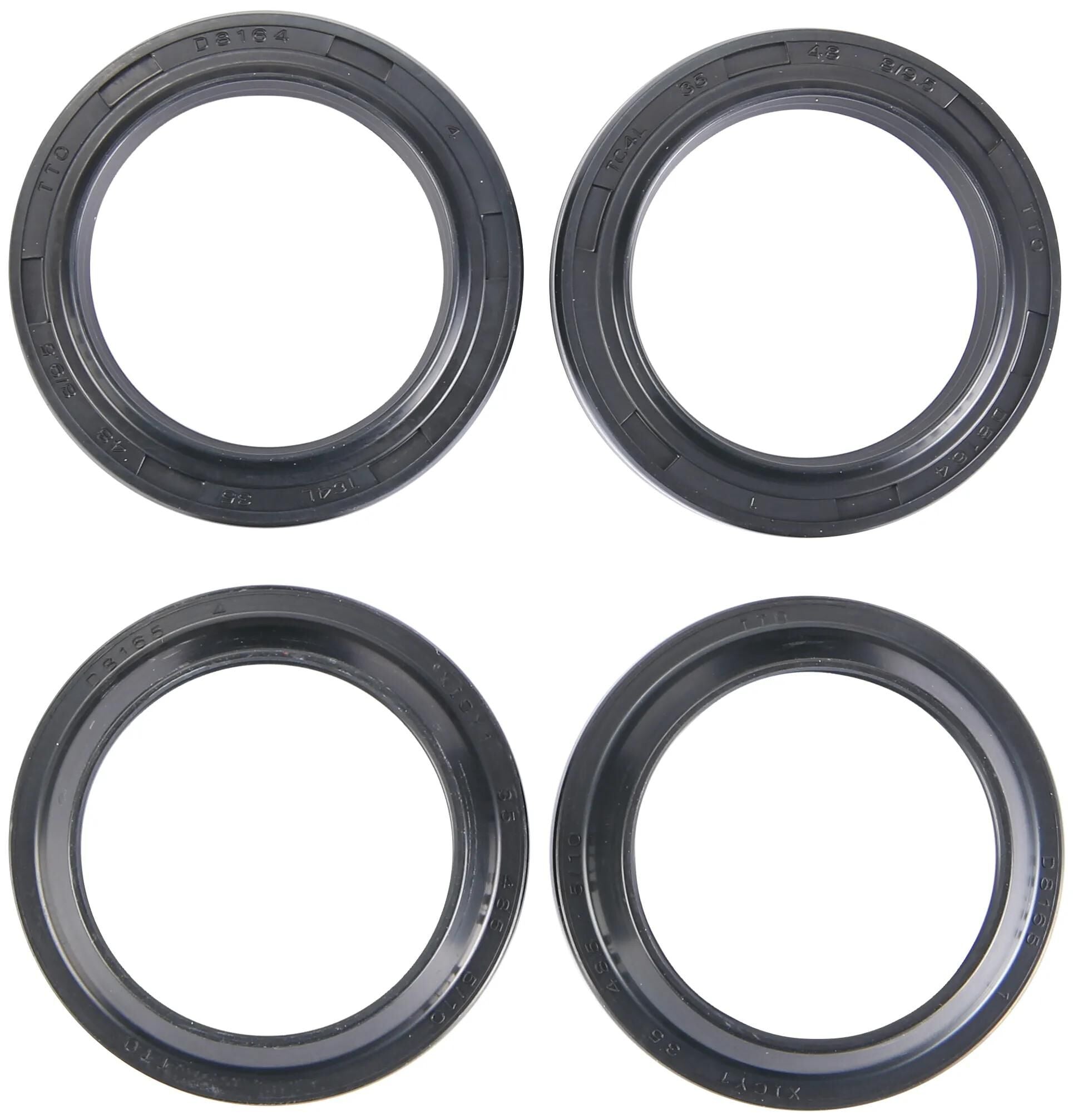 Alle Bälle Racing Fork Seal Set ABR 56-182 Inkl. Staubkappen