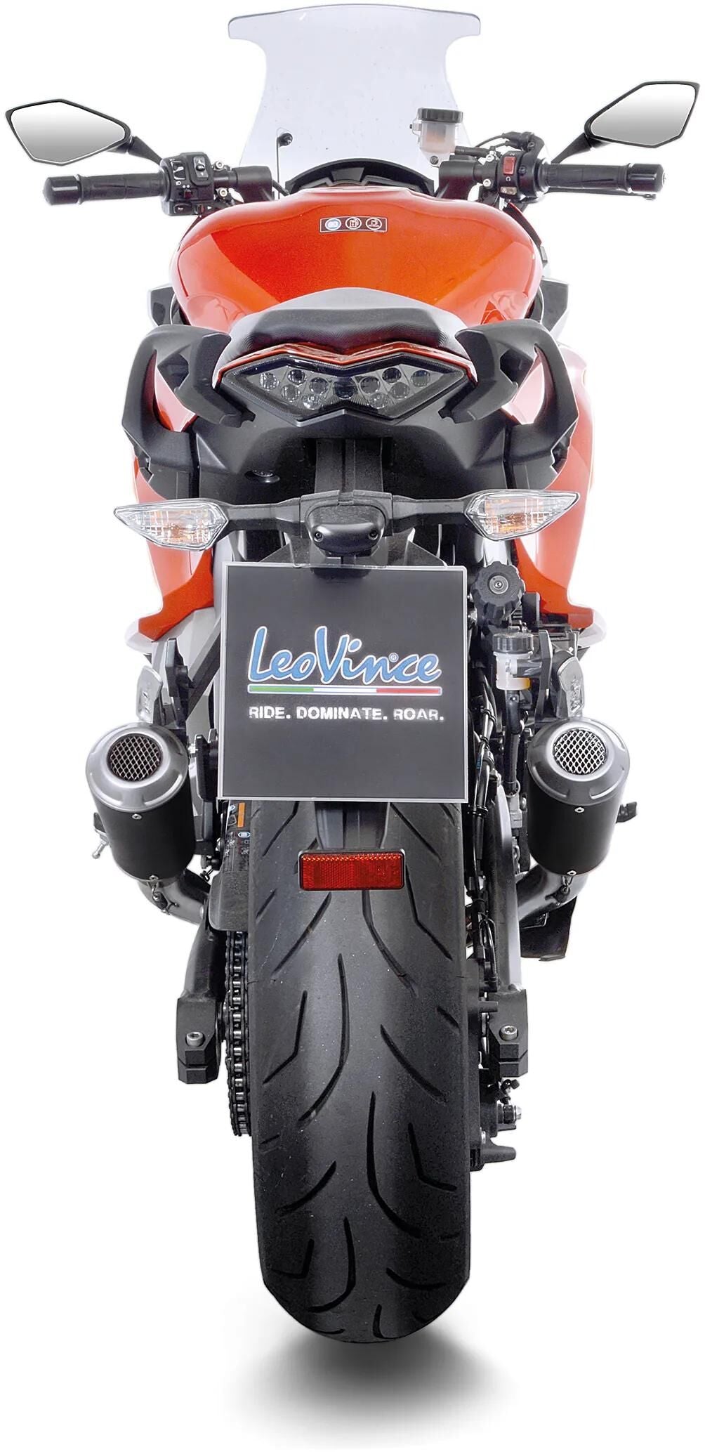 Leovince Schalldämpfer SBK LV-10 Black Edition Schalldämpfer Leo Slipon LV-10 SW-SI