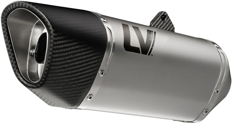 Leovince Schalldämpfer SBK LV-14 R Schalld Leo Slipon LV-14 R Edelstahl