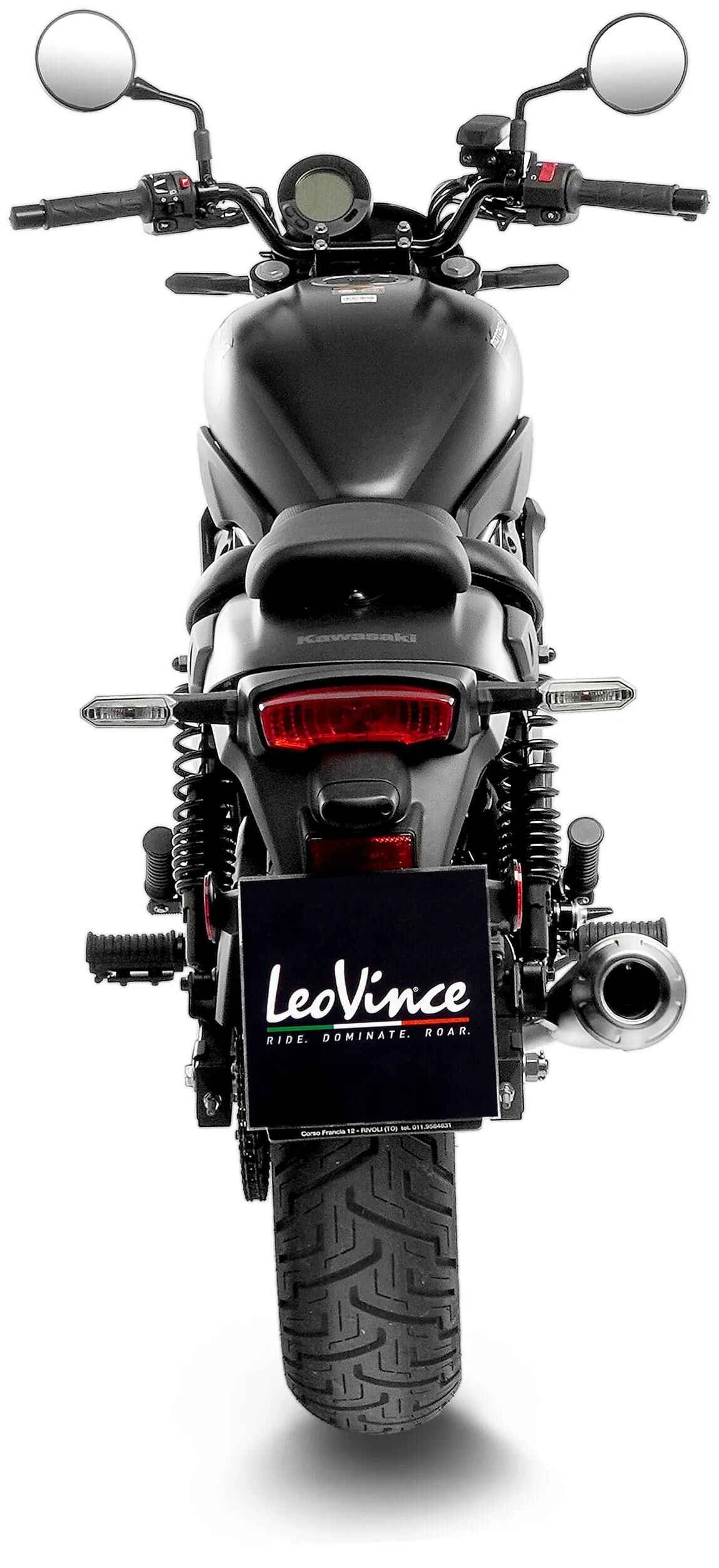 Leovince Schalldämpfer SBK Classic Racer Black Edition Schalld Leo Slipon Cla Racer SW