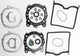 Athena Zylinderdichtsatz Steuersatz Motor 1098 S 1100, 07-08,