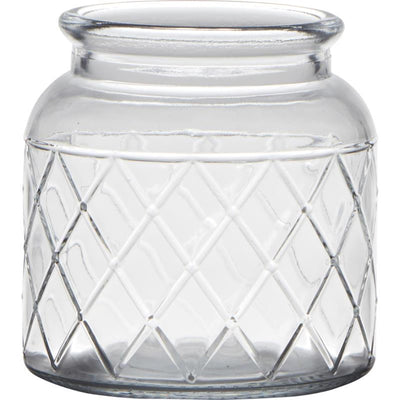 Hakbijl Glas Brüssel Vase Glas mit Motiv ø10xh10,5cm
