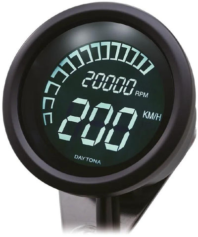 Daytona -Tachometer Velona 60 dunkler Zwilling.