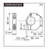 Daytona USB-Slim-Mount Typ-C SW 18w - afbeelding 1