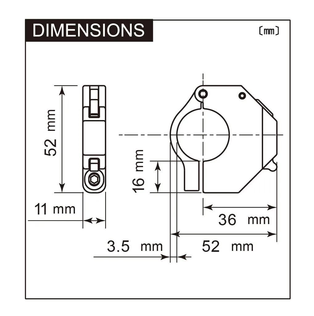 Daytona USB-Slim-Mount Typ-C SW 18w