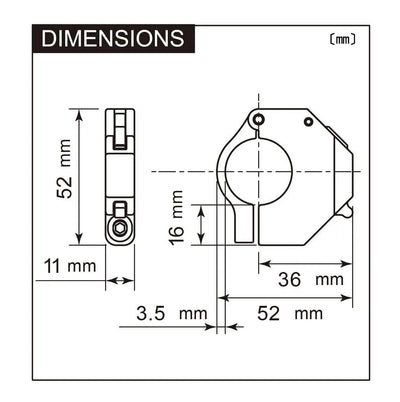 Daytona USB-Slim-Mount Typ-C SW 18w