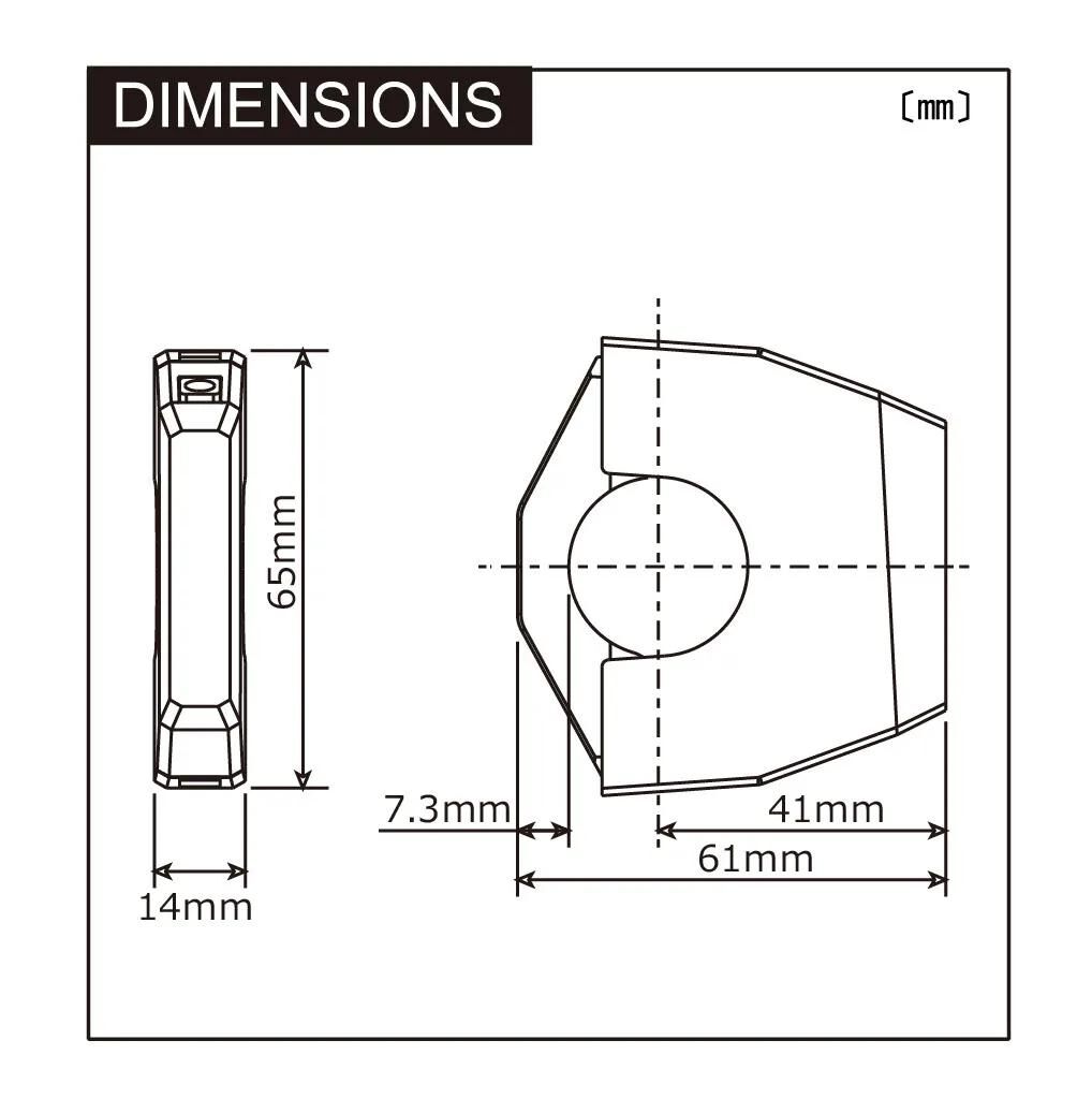 Daytona USB-Slim-Mount Typ-A SW 12W