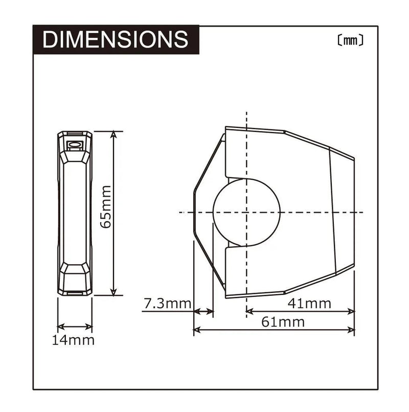 Daytona USB-Slim-Mount Typ-A SW 12W