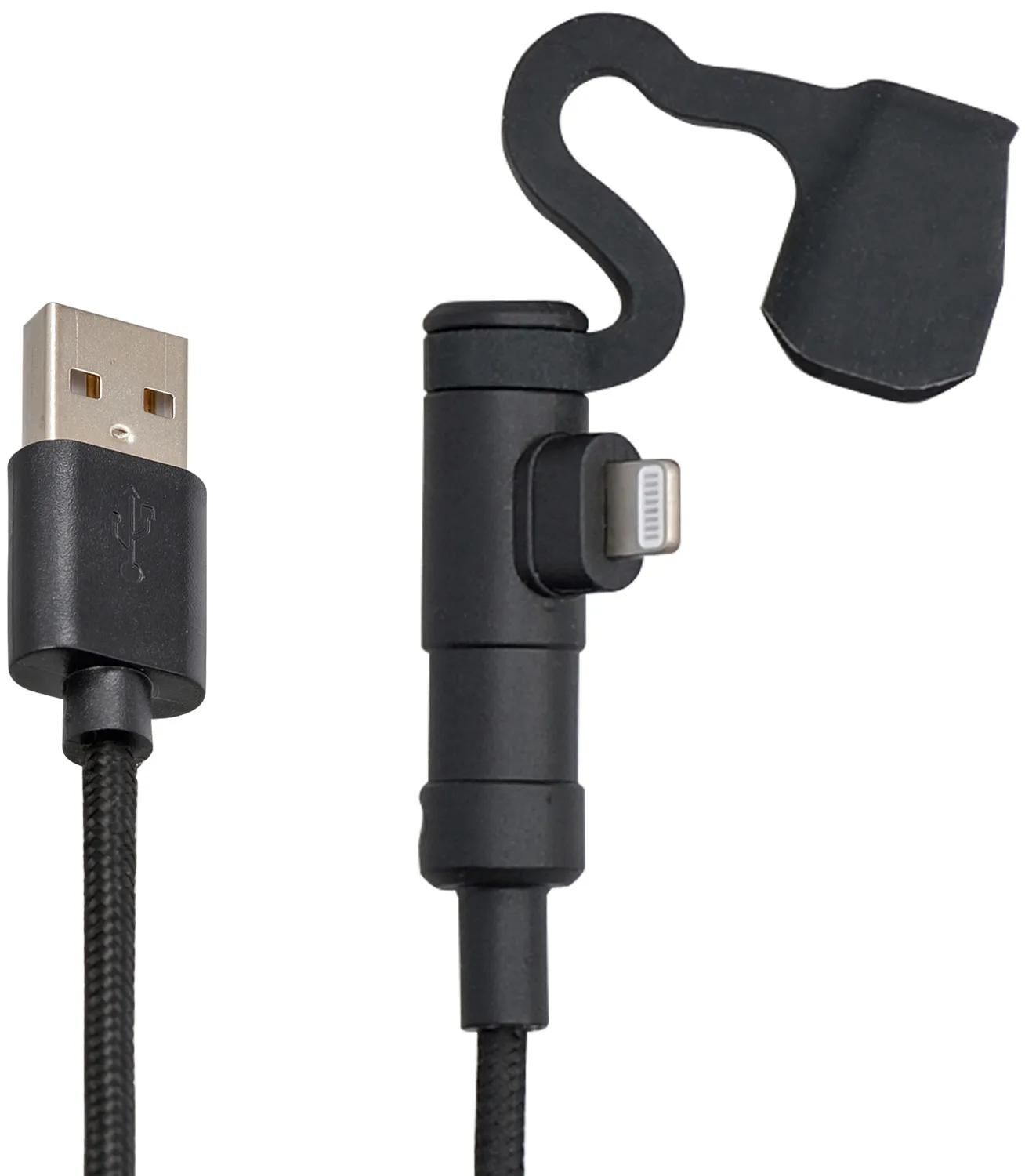 Daytona USB-Kabel Typ-A zu leuchtend SW 20 cm