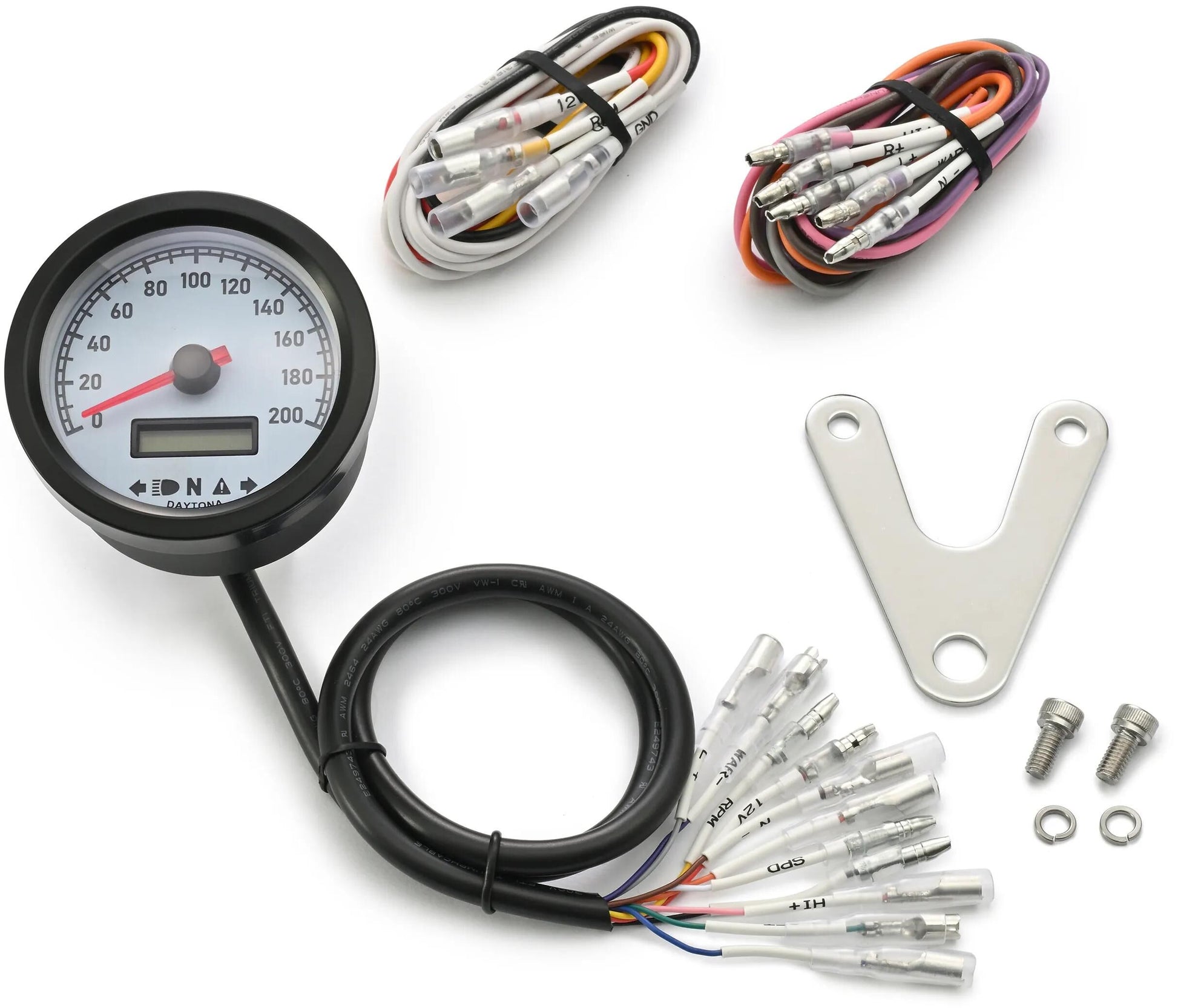 Daytona Tachometer Velona60-WP SW WS 200 km H-Geschwindigkeit