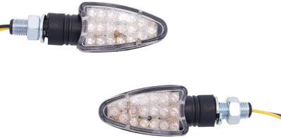 Spec-x LED-Blinker, Pfeil, LED-Blinker, schwarz, kurze Ärmel, Paar