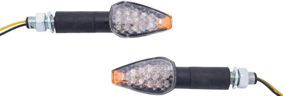 Spec-x LED-Blinkerspitzen LED-Blinker ti schwarz, Langarm, Paar