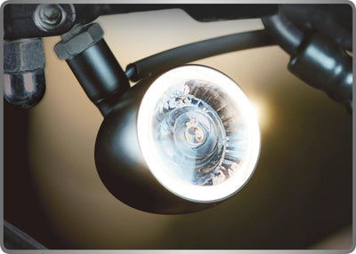 Kellermann KL Turnsignal Bullet 100 White, Schwarz, schwarz