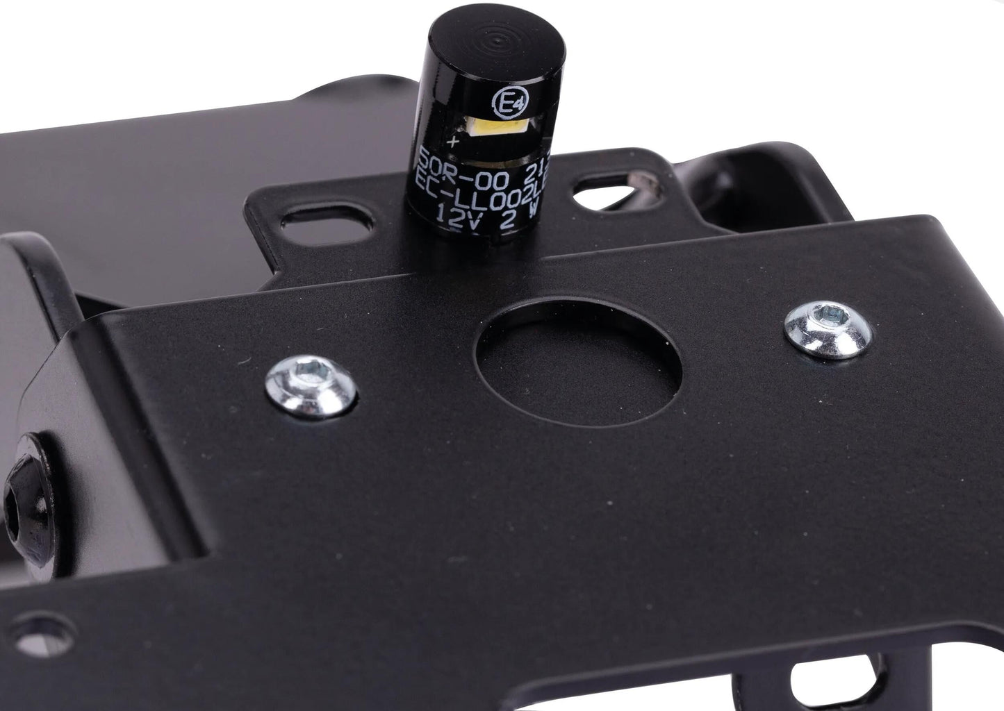 Spec-x LED-Kennzeichenleuchte Mini LED-Mini-Kennzeichenleuchte schwarz, universal