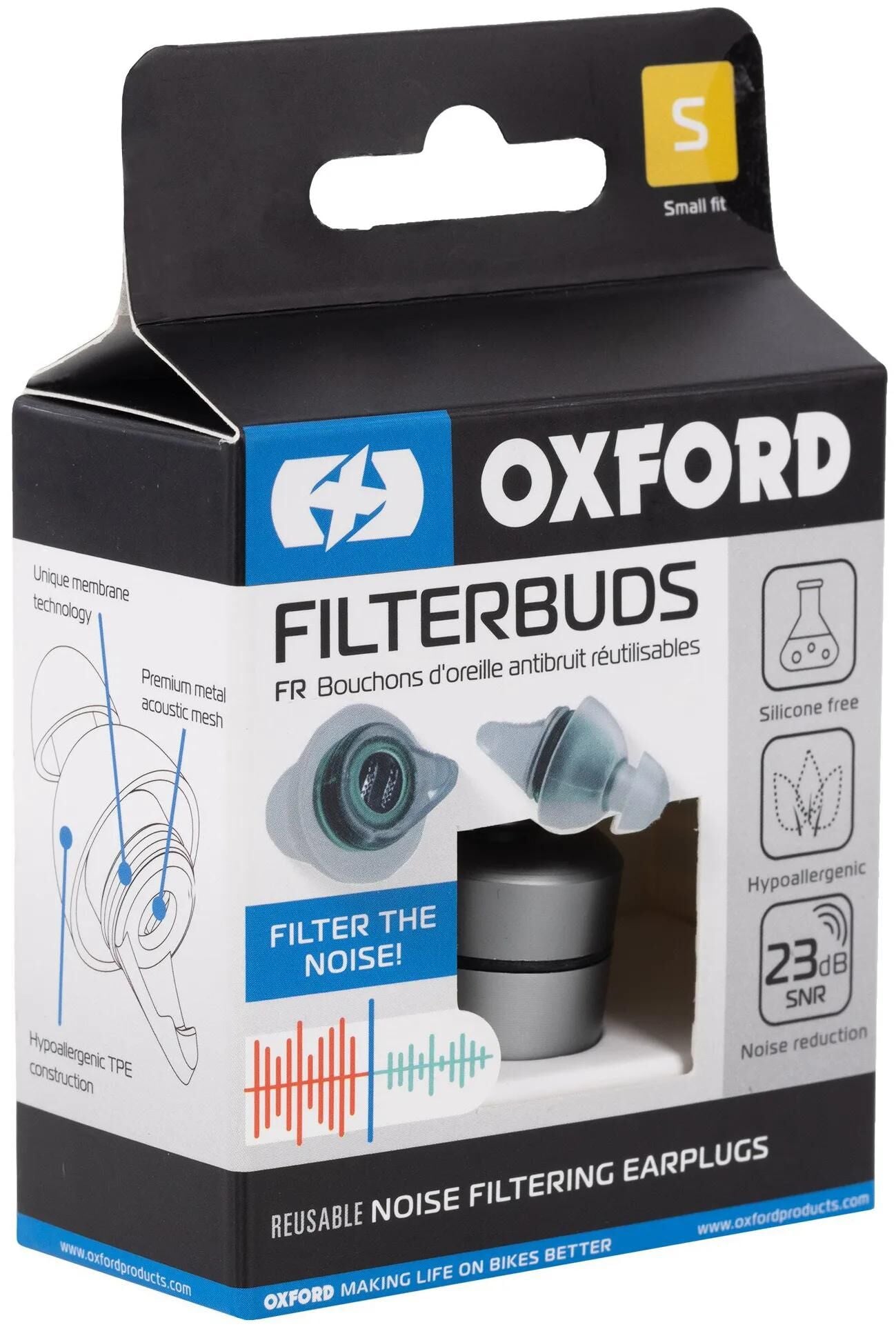 Oxford Hörschutz Filter Knospen kleine Passform