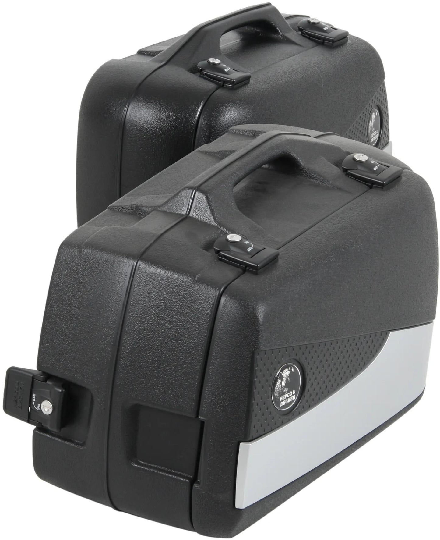 Hepco Becker Fälle Hepco Junior Flash 40 l Silber Set