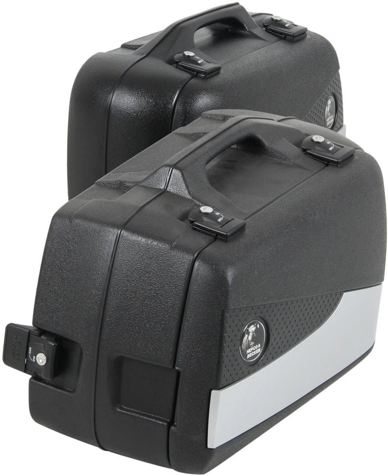 Hepco Becker Fälle Hepco Junior Flash 40 l Silber Set