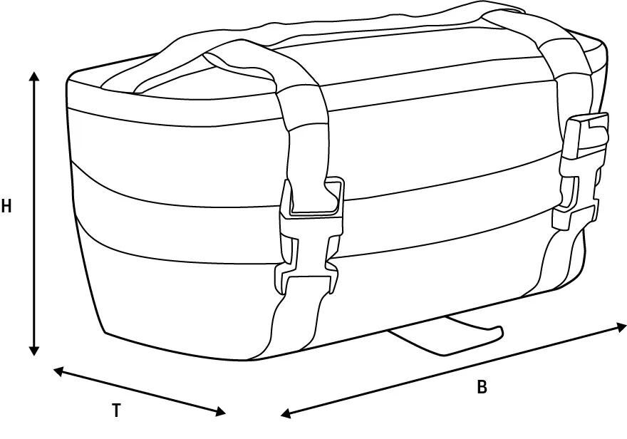 Oxford Fanny Pack XW1S Black 1,5L