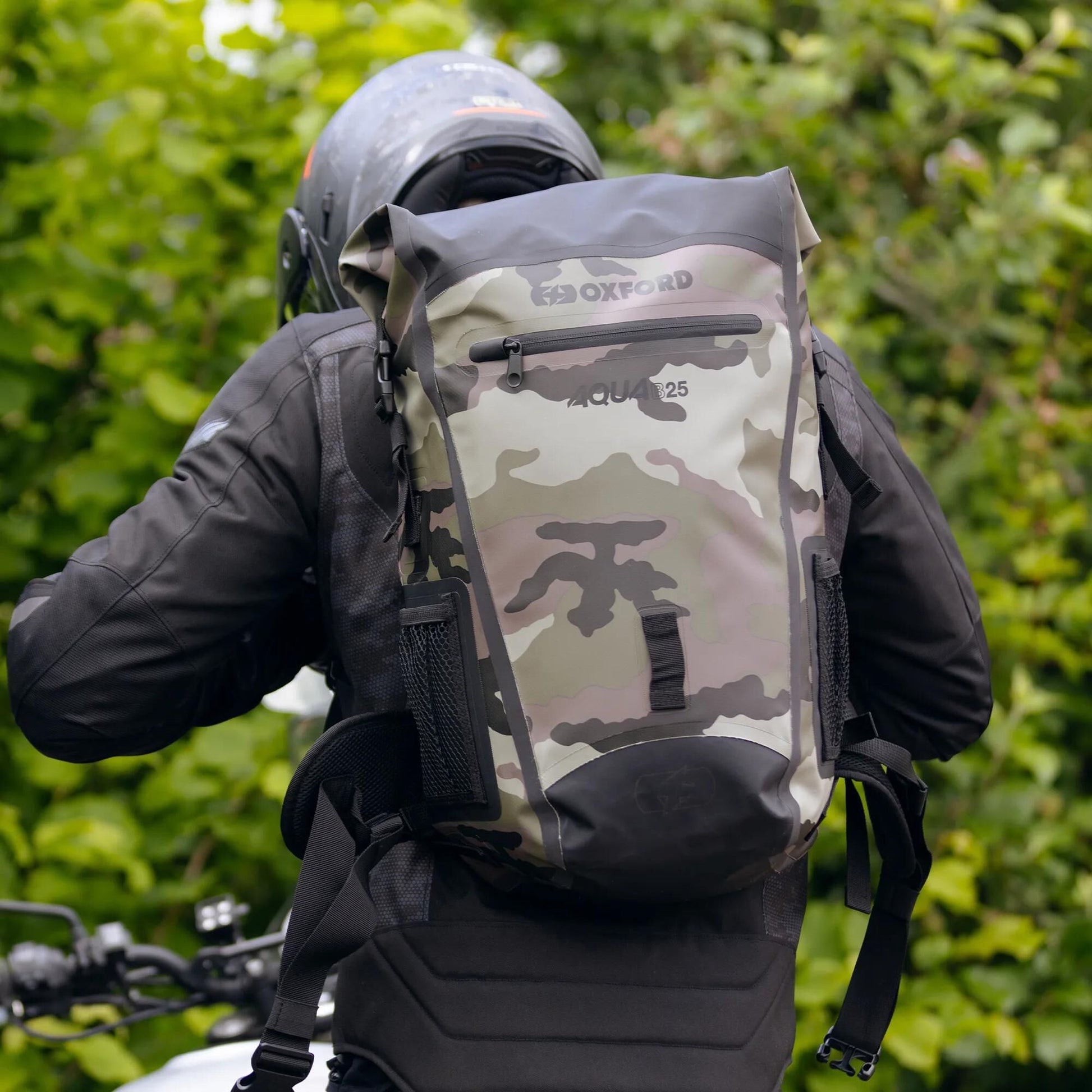 Oxford Rucksack Aqua B25 Camo Black 25l