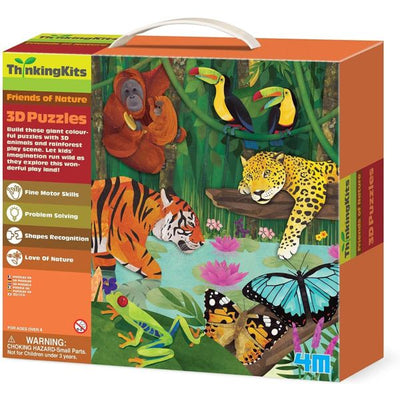 Denken Kits Bodenrätsel 3D Regenwald