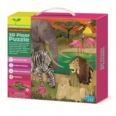 Denk Kits Floor Puzzle 3D Safari
