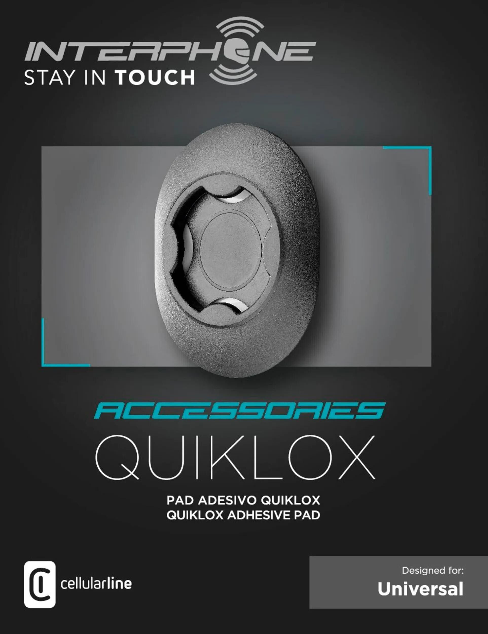 Gegensprechanlage, Mobiltelefongehäuse, Gehäuse, Quiklox, Quicklox-Platte, z. selbstklebende Handy-Ba