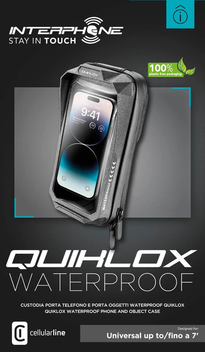 Interphone Handyhalter Quiklox . Handycase q-lox universal 7 Zoll