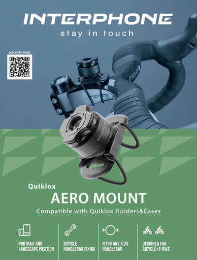 Interphone Handytaschenhalter Quiklox Caseholder Q-Lox Uni Bikes