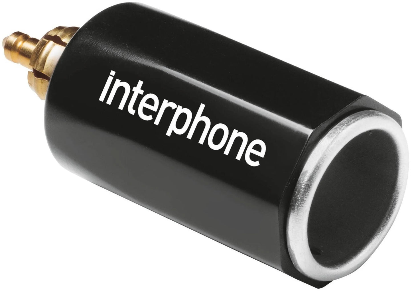 Interphone-Adapter DIN-Ladebuchse inter f. Zickzack. Einspeisesteckdose