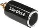 Interphone-Adapter DIN-Ladebuchse inter f. Zickzack. Einspeisesteckdose