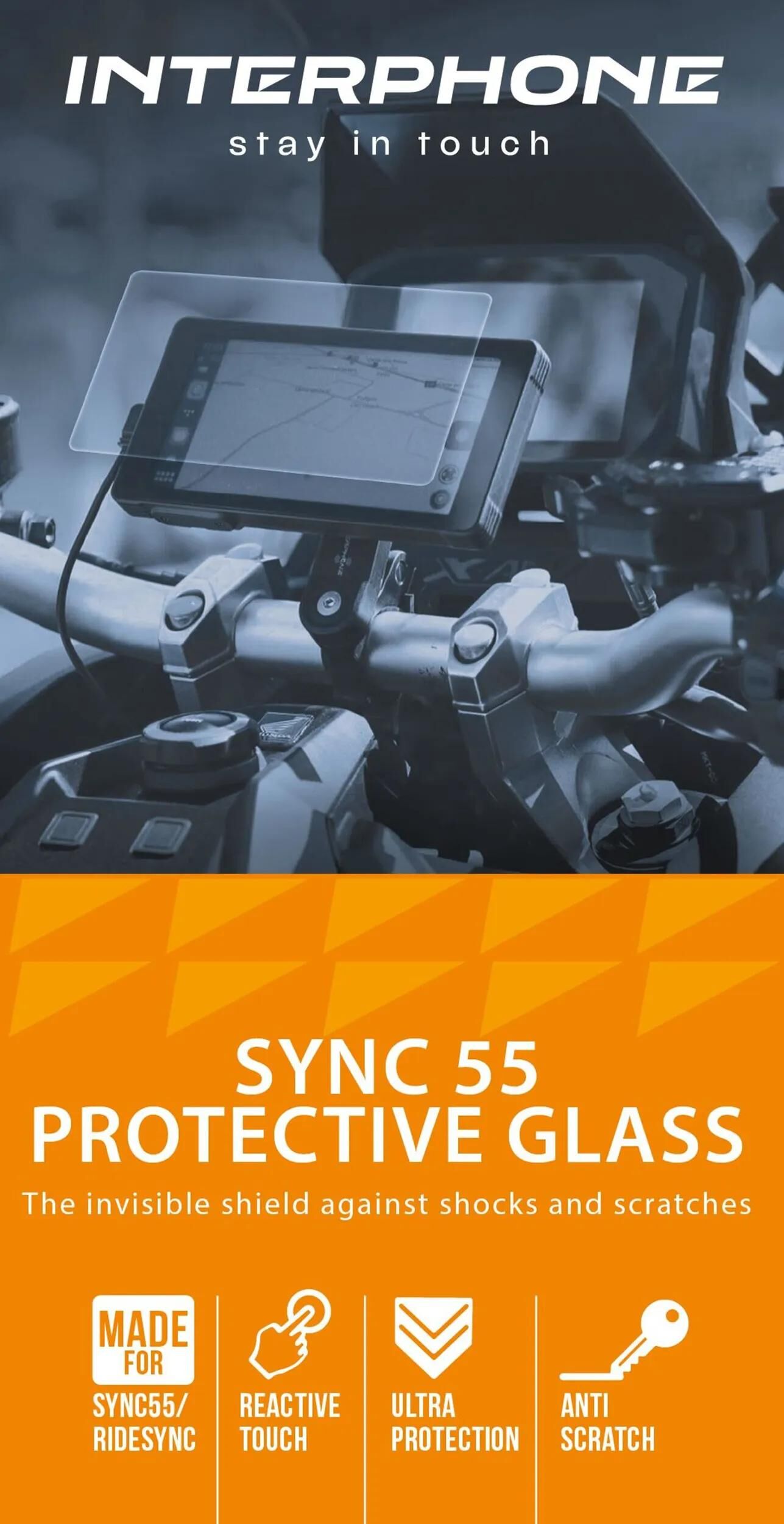 Interphone-Sync-Schutzglas