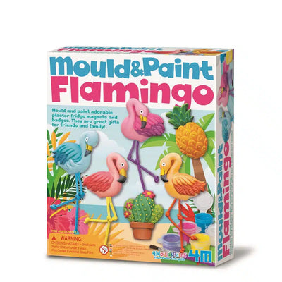 4m Flamingo -Gipsguss und Malerei mit Magneten