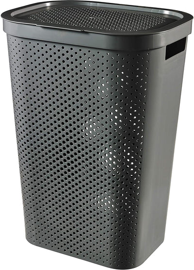 Curver Infinity Wäschebox 60l Anthrazit