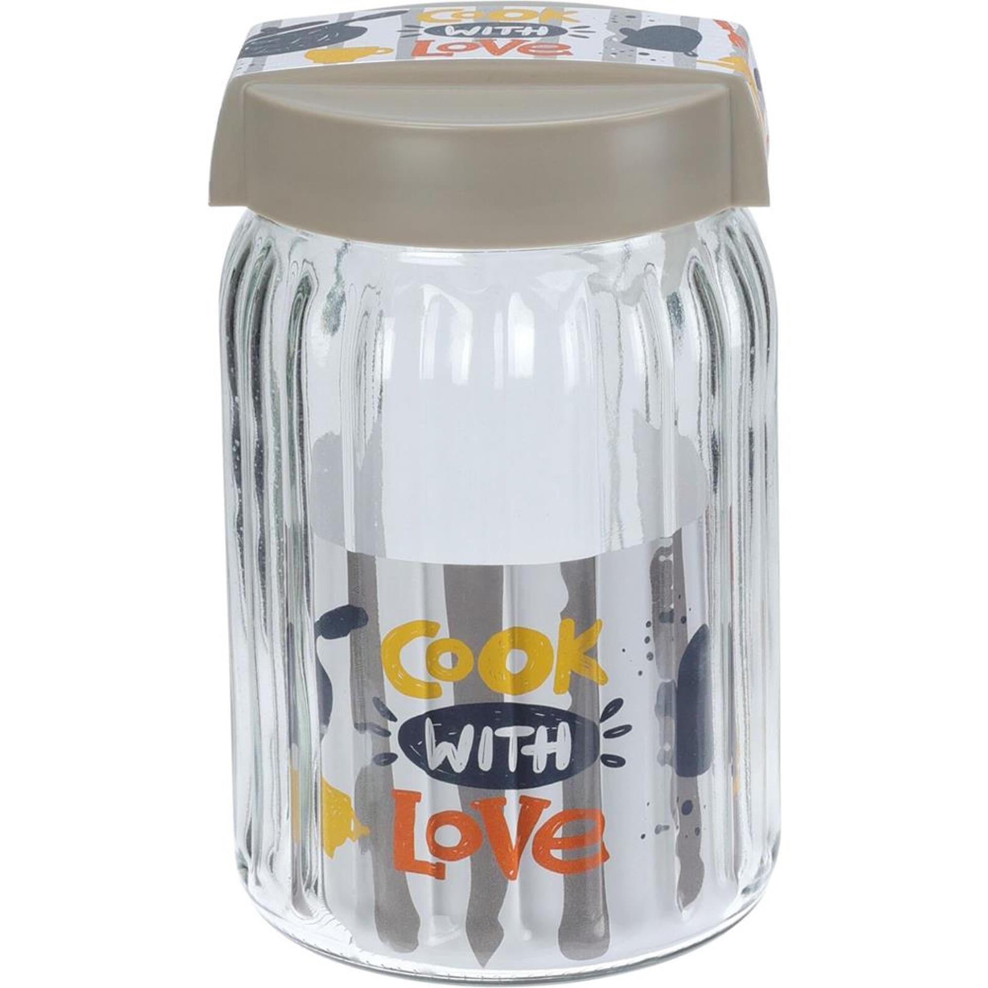 Ausgezeichnetes Vorratsglas für Haushaltswaren, Glas, 1400 ml, Deckel