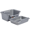 Hurver -Kartoffelschaltkasten 29x24.5x40,1 cm 20 l Silber