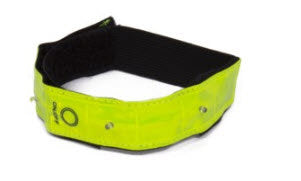 LED-Armband fluoreszierend gelb. inkl. Batterien