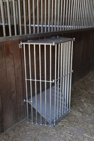 Raufe Slowfeed plus verzinkte Futtersparraufe
