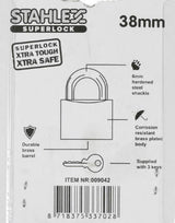 Produkte Vorhängeschloss Superlock 38 mm plus 3 Schlüssel - afbeelding 4