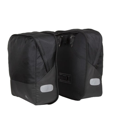 Neue Rebel Wave Doppel-Fahrradtasche schwarz