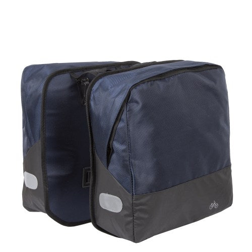 Neue Rebel Wave Doppel-Fahrradtasche blau