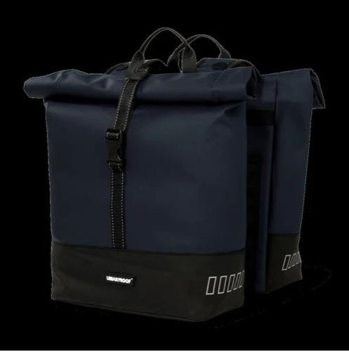 Urbanfester Urban Proof Rolltop Doppelbeutel 38L Blau recycelt